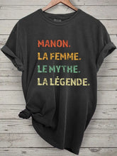 T-shirt à manches courtes Manon Le Mythe La Légende Femme